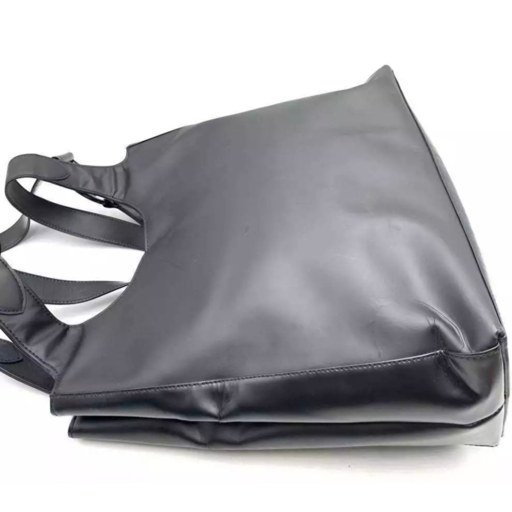 Salvatore Ferragamo Solid Black Shoulder Bag - image 5